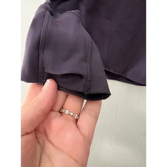 Lululemon Fast As Light 1/2 Zip Boysenberry Size 4 - Picture 3 of 7